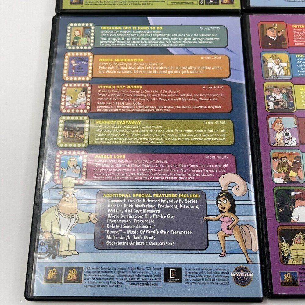 Family Guy Season 1 and Season 2 DVD - Picture 5 of 8